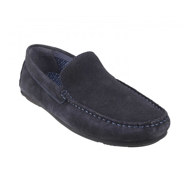Mochi Navy-Blue Casual Loafers 36